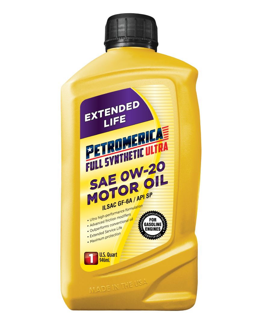 Petromerica Full Synthetic ULTRA SAE 0W-20 SP GF-6A Motor Oil